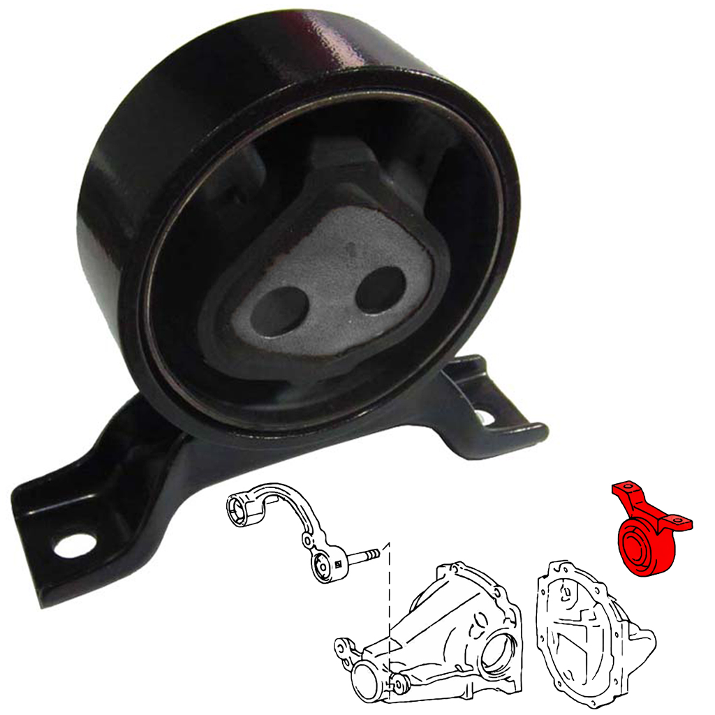 Toyota Rav Diff Bush RAV4 rear differential mount - SILENT BLOCKS